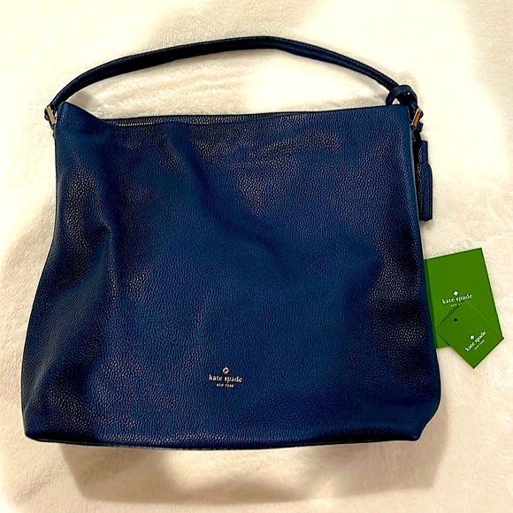 Kate Spade Navy Orchard Street Natalya Leather Shoulder Bag NWT NEVER USED! - Picture 6 of 8
